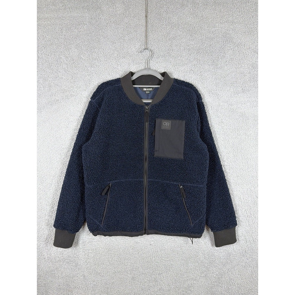 Outdoor‎ Research Juneau Sherpa Fleece Lined Jacket Women's Size M Blue